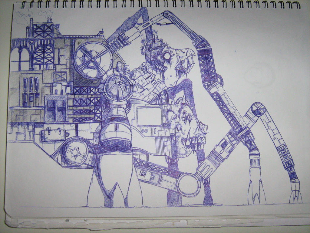 mutant machine thing by lowietje on DeviantArt