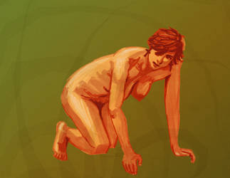 Lifedrawing - Crouching Tiger by Juandfr