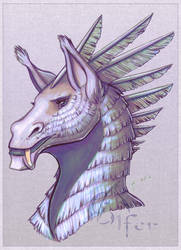 Copic Workshop - Pearl Dragon by Juandfr