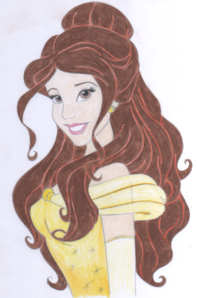 Disney's Belle Coloured