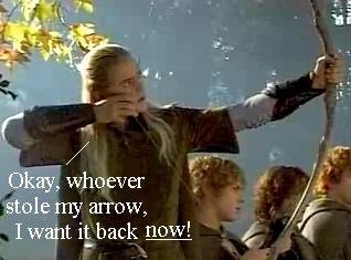 LOTR, Legolas's Arrow
