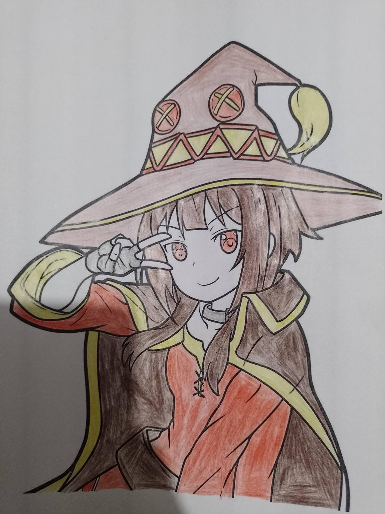 Megumin Draw How To Draw Megumin