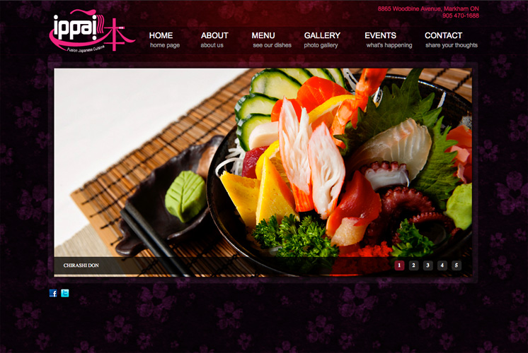 Ippai Restaurant website