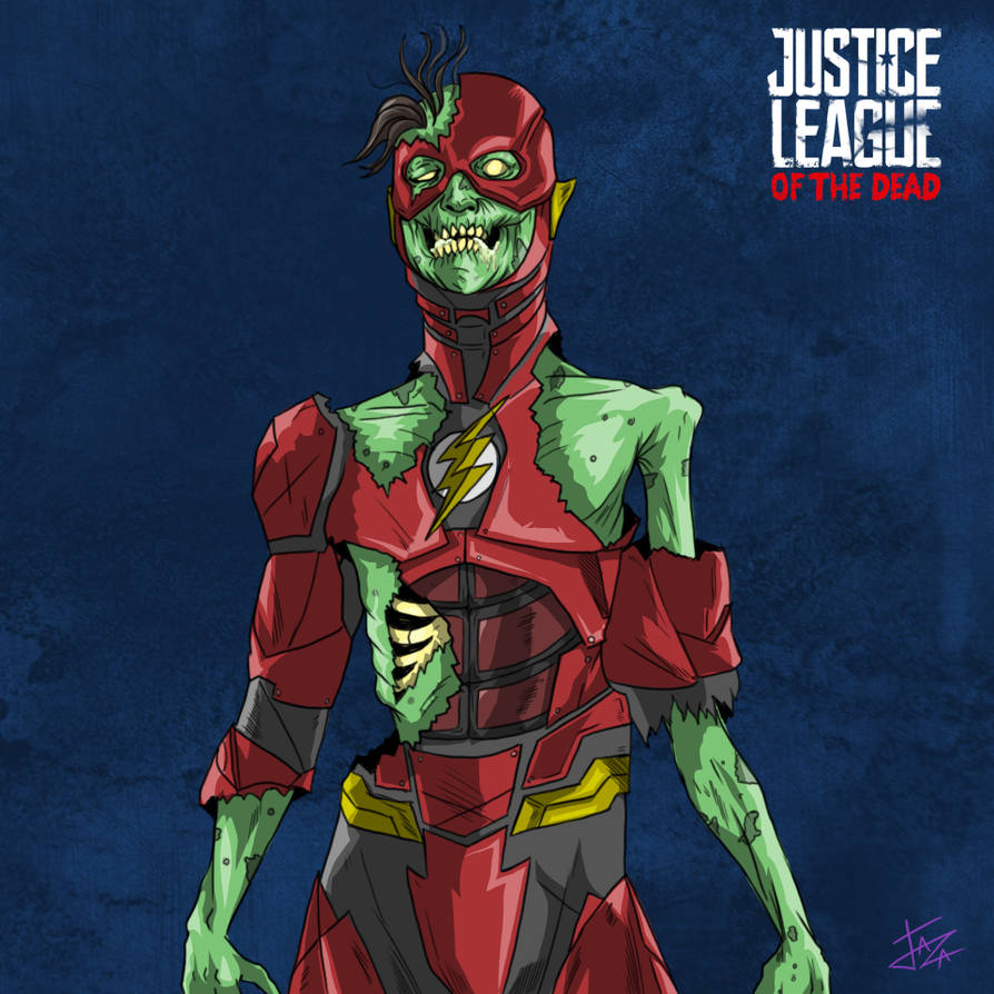 Zombie Flash JUSTICE LEAGUE OF THE DEAD FLASH ZOMBIE by JaZaDesign on DeviantArt