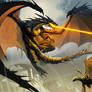 The black dragon attack PRINT