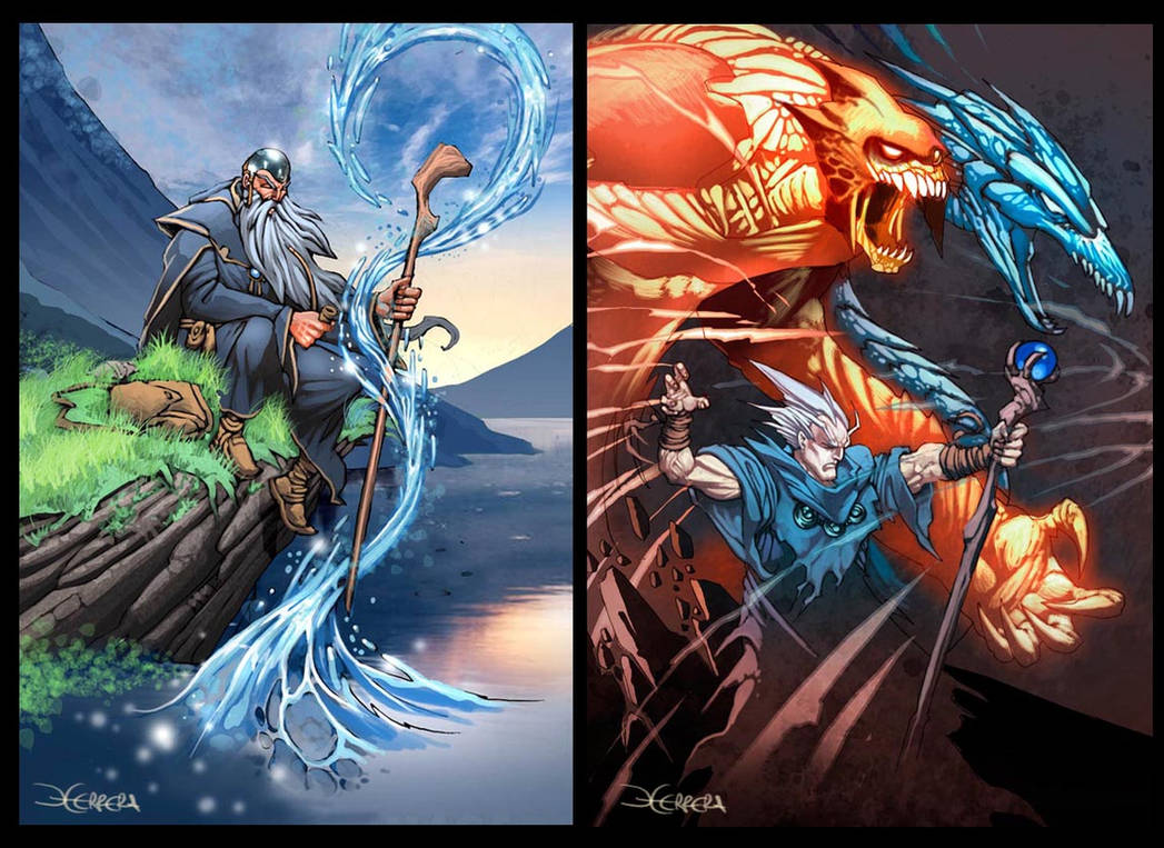 2 Mages by elgrimlock on DeviantArt