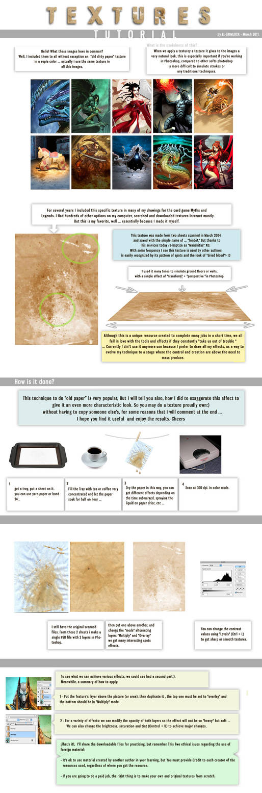 TUTORIAL : PAPER TEXTURE by elgrimlock on DeviantArt
