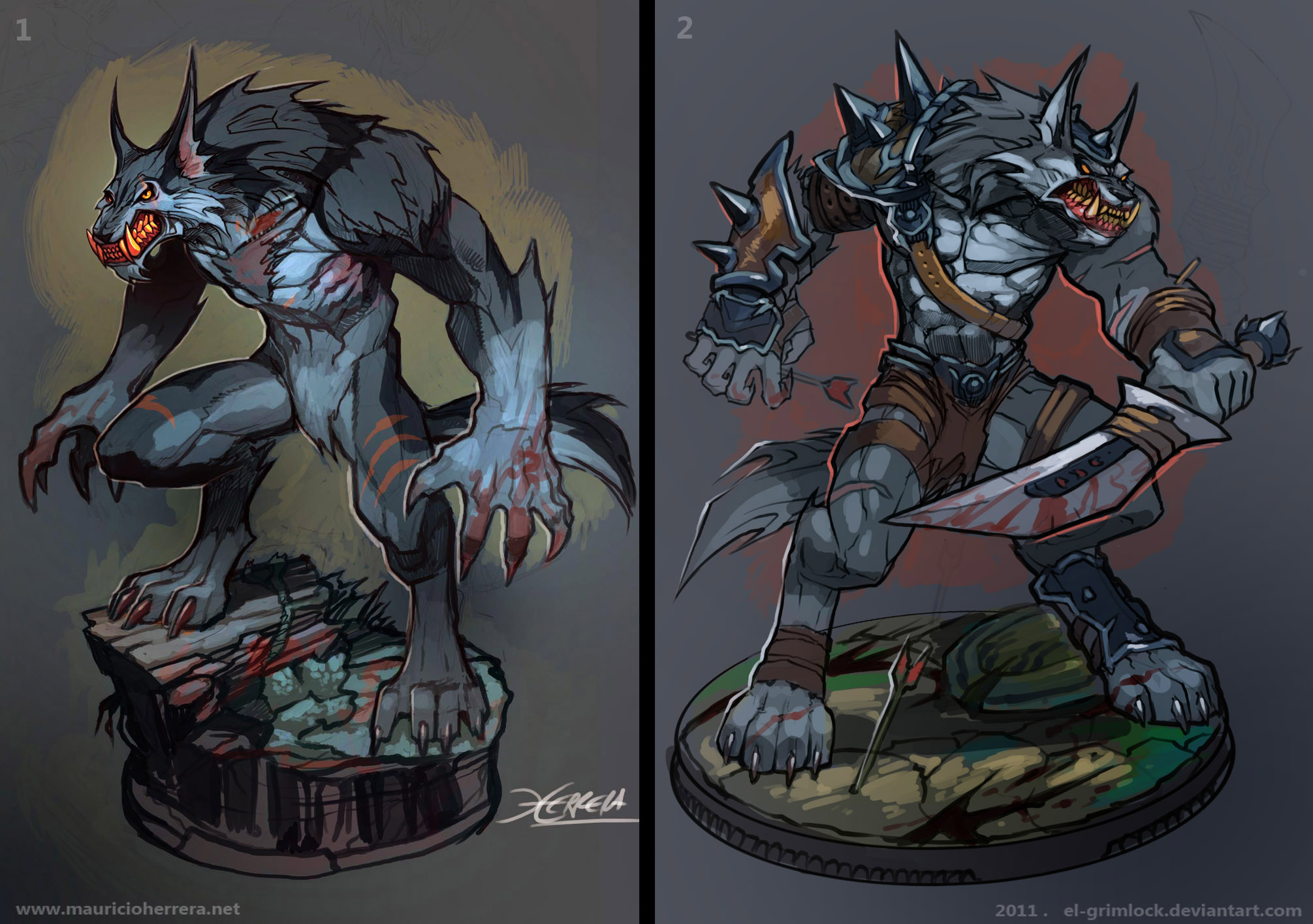 Werewolves by elgrimlock on DeviantArt