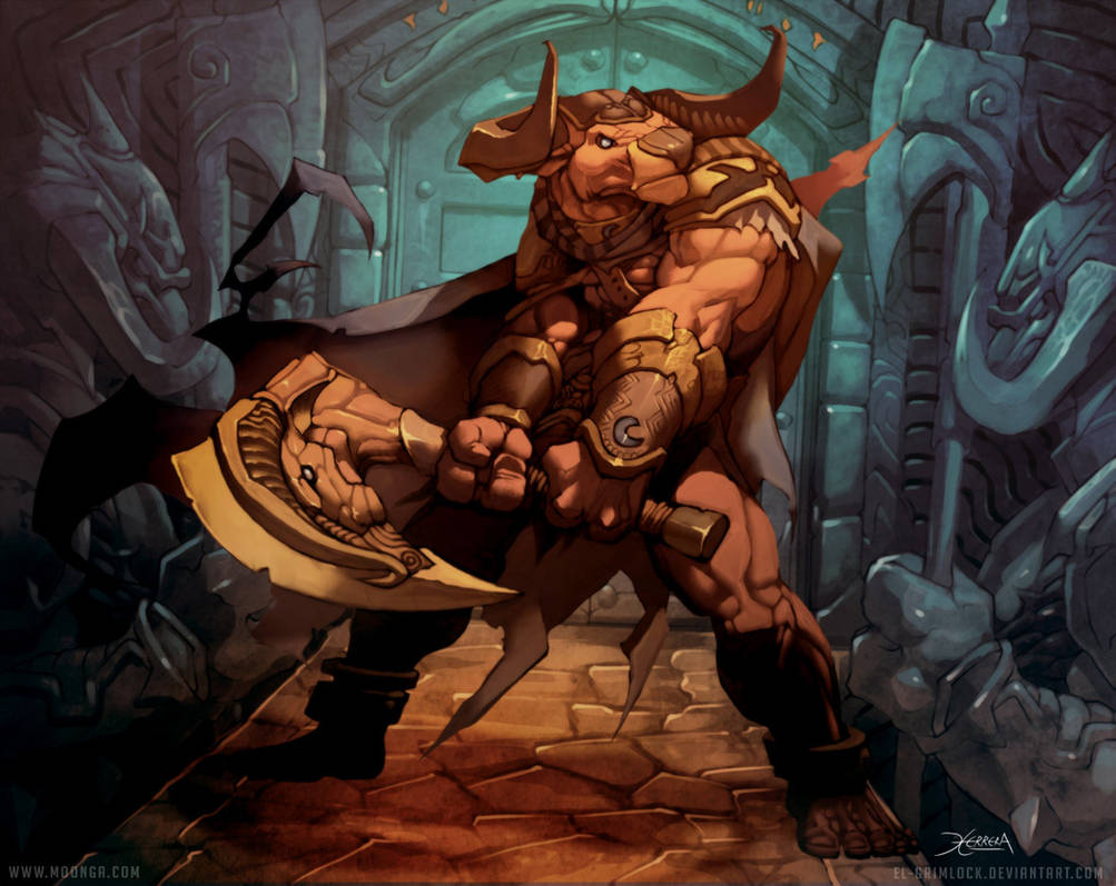 Minotaur Guardian by el-grimlock