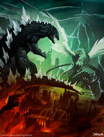 Godzilla vs Quetzalcoatl