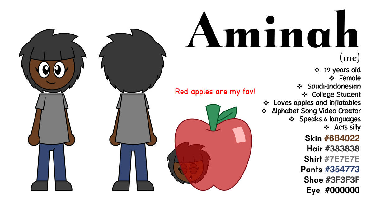 my character reference by QOIA on DeviantArt