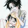 Ace and Luffy