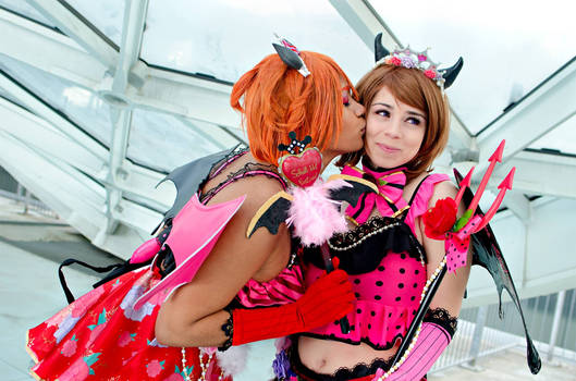 Rin and Hanayo - Little Devil - LoveLive! Cosplay