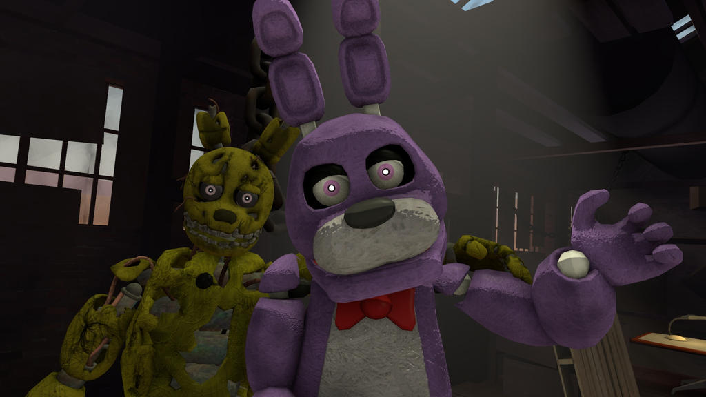 SpringTrap and Bonnie by Wyjca14 on DeviantArt