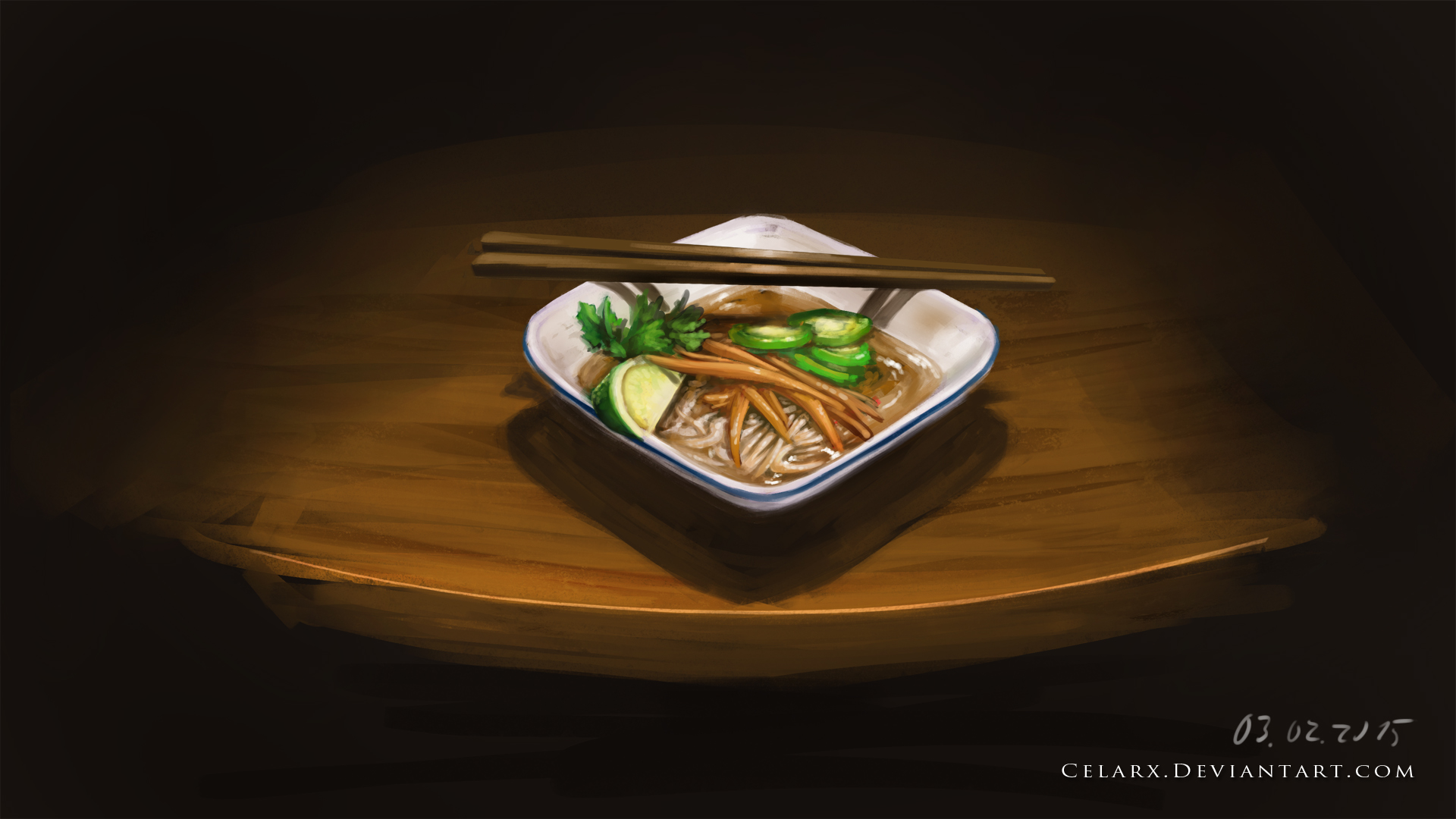 Daily Speedpainting 027 Foodweek#1