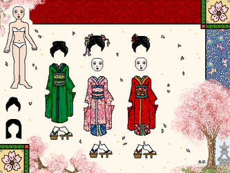 Japanese paperdoll