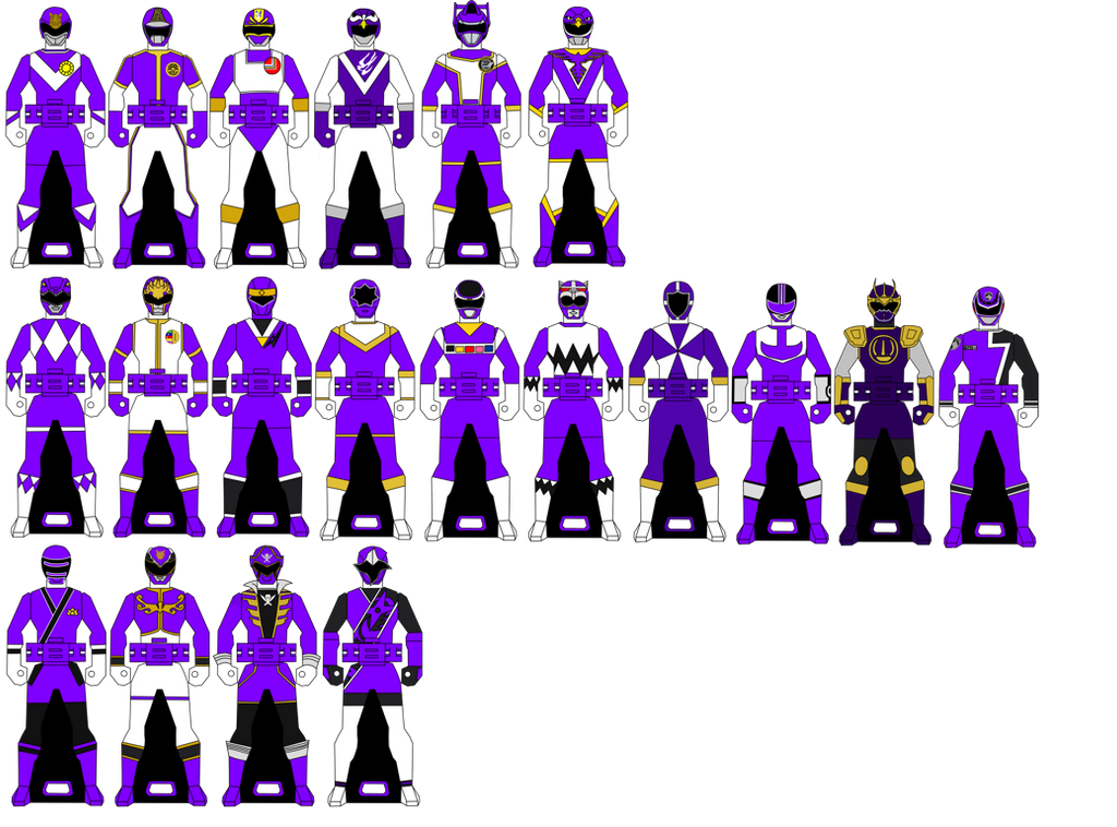 Violet/purple Ranger Keys by Iyuuga on DeviantArt