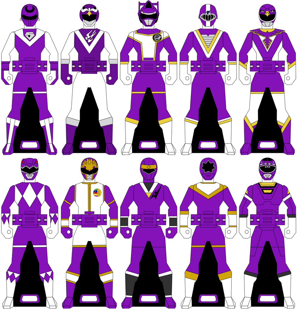 Violet/Purple Ranger/Gokai Keys Part 2 by Iyuuga on DeviantArt