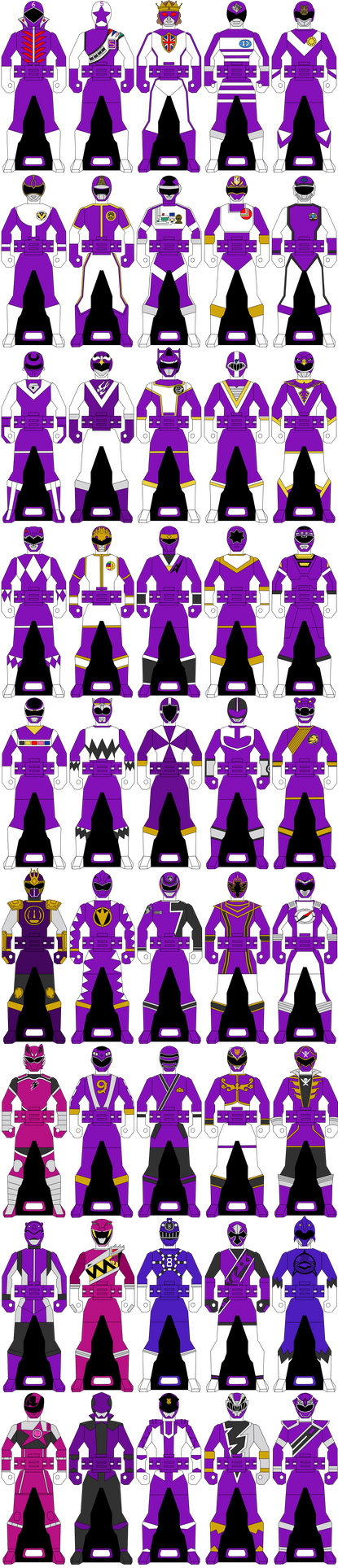 Violet/Purple Ranger/Gokai Keys Full Collection by Iyuuga on DeviantArt