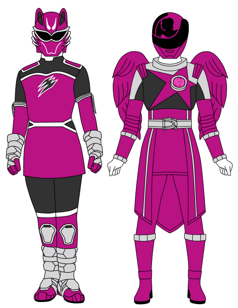 Magenta rangers by Iyuuga on DeviantArt