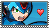 Mega Man X stamp by William-David-Afton