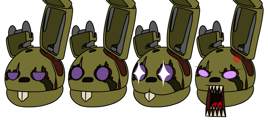 Confused Springtrap Springtrap Expressions by William-David-Afton on DeviantArt
