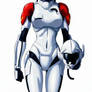 Marie Angel Crystal wear pressurized suit