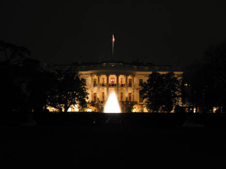 Whitehouse at night