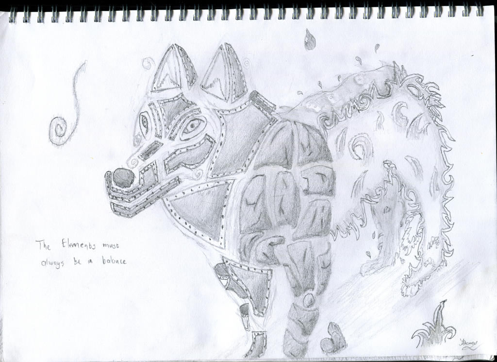 Elemental Wolf by wolferien on DeviantArt