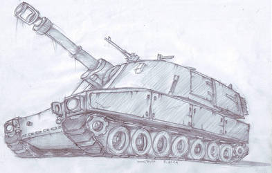 M-109 Self-Propelled Howitzer - 1970 by SynergyCal