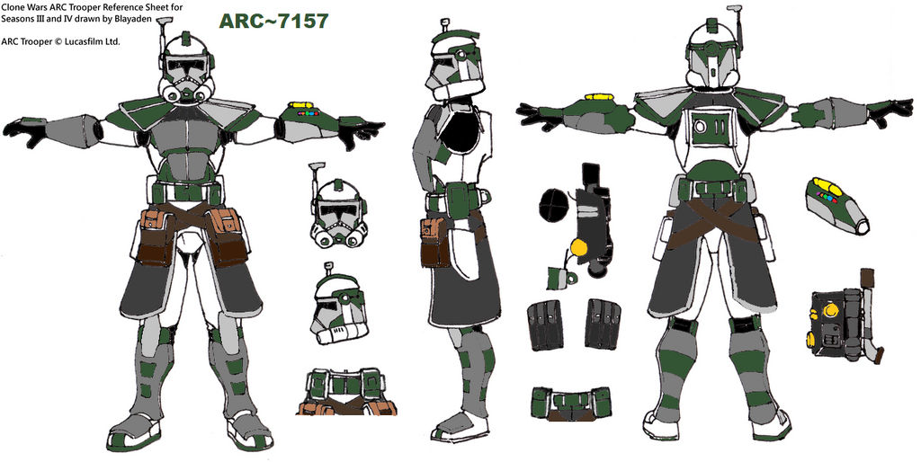 Arc Trooper Template7157 by CT5151 on DeviantArt