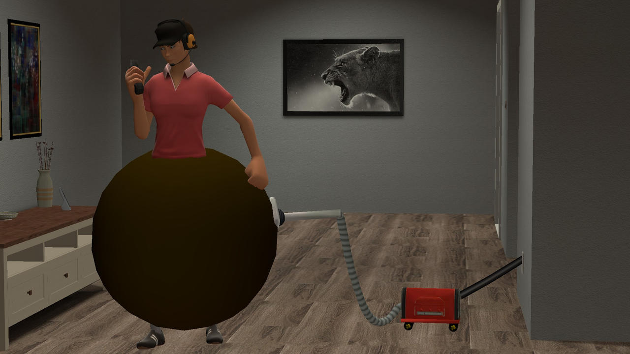 Vacuum Cleaner Pants Inflation Image by coolGuy137 on DeviantArt