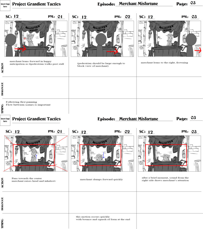Story Layout Basic Story board Layout Example by david-b-sholl on DeviantArt