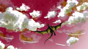 Soaring Green Dragon red hue