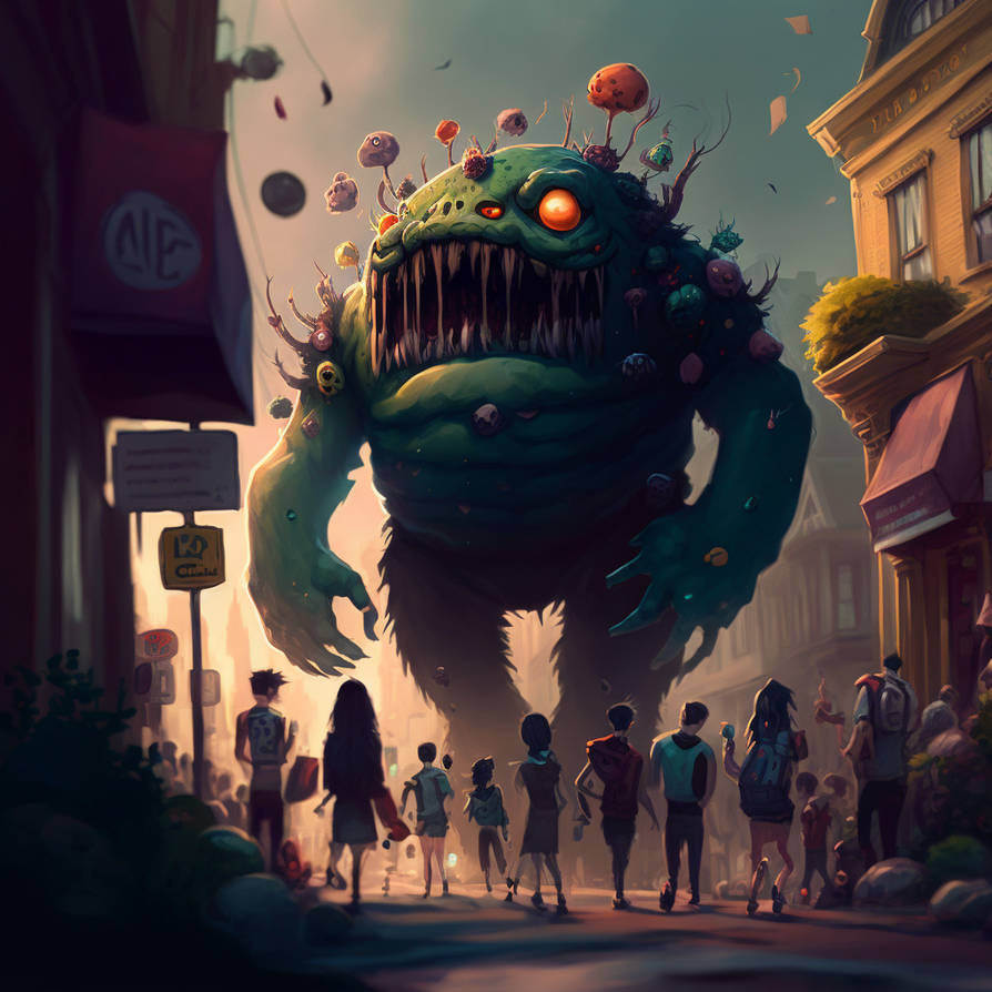 The Monster by wonderlandartworks on DeviantArt
