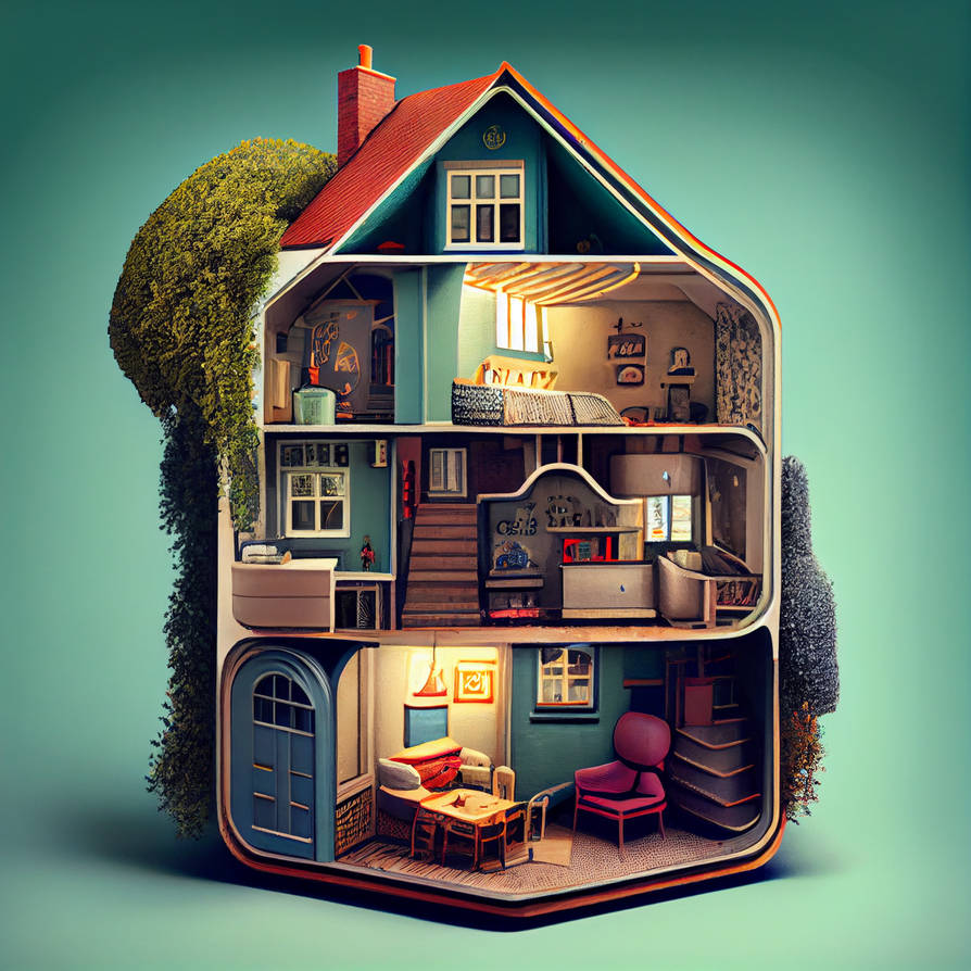 House split by wonderlandartworks on DeviantArt