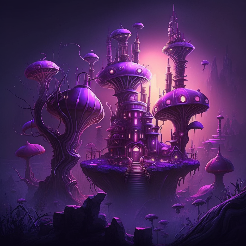 Mushroom Kingdom by wonderlandartworks on DeviantArt