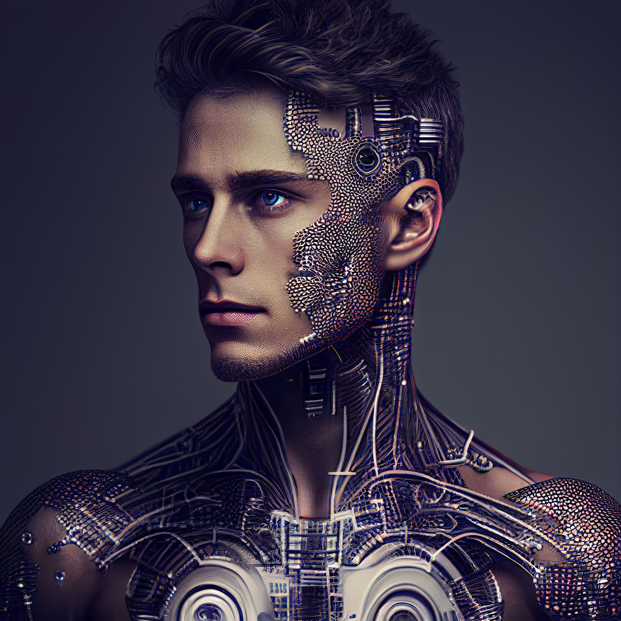 Almost Human by wonderlandartworks on DeviantArt