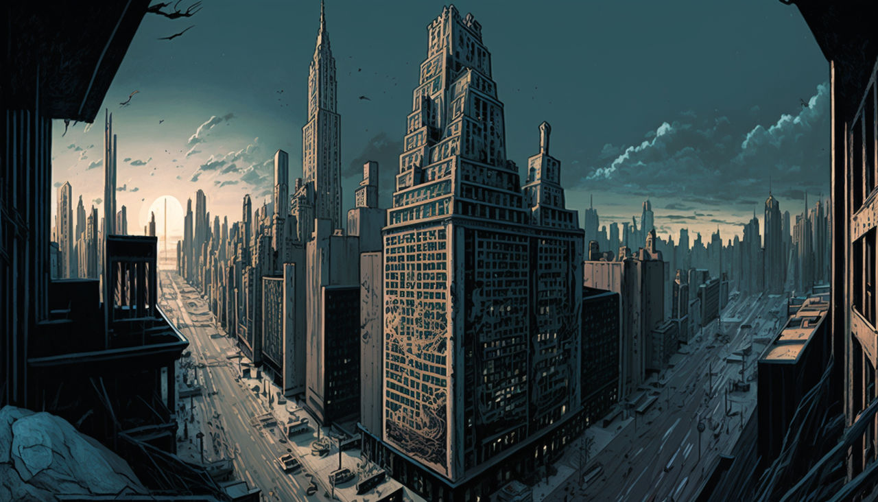 Gotham City by wonderlandartworks on DeviantArt Gotham City by wonderlandartworks on DeviantArt