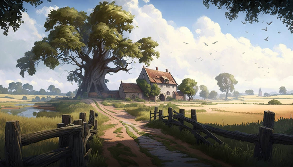 Countryside Fantasy By Wonderlandartworks On DeviantArt countryside-fantasy-by-wonderlandartworks-on-deviantart