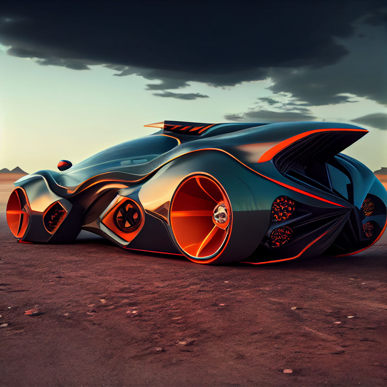 Futuristic Car Concept by wonderlandartworks on DeviantArt
