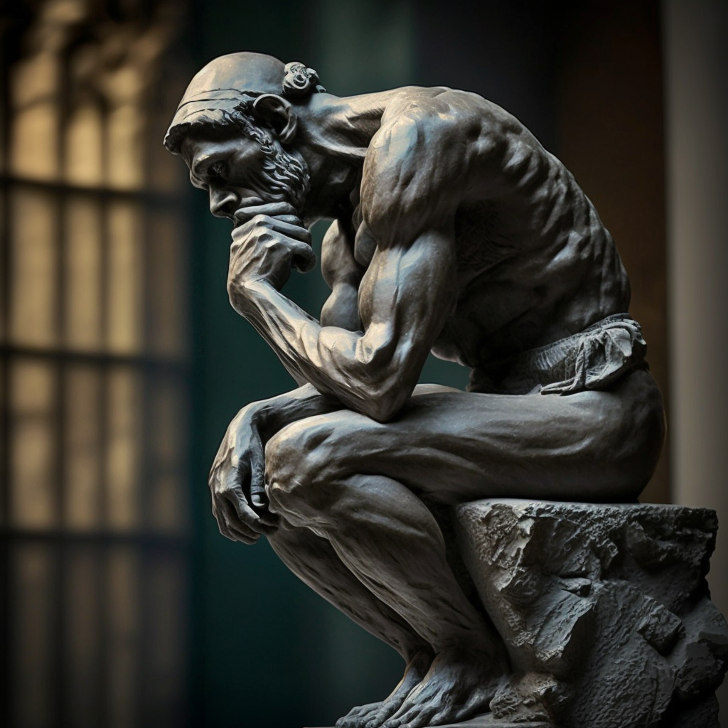 The Thinker by wonderlandartworks on DeviantArt