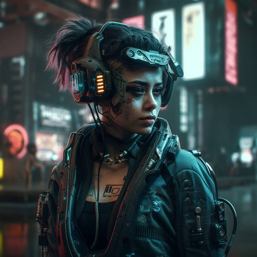 Cyberpunk character design by wonderlandartworks on DeviantArt