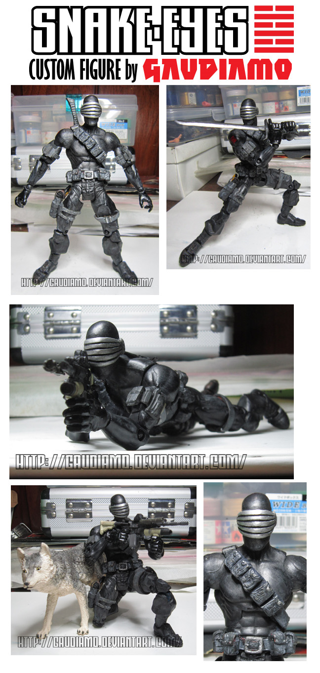 6' Snake-Eyes Custom Figure