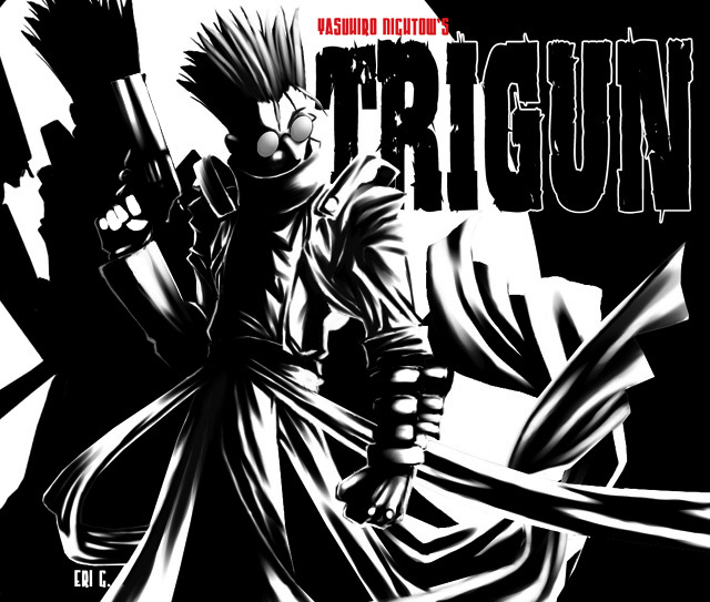 Trigun fanart bW