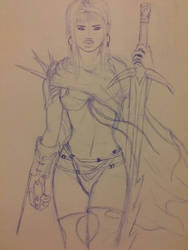 Sketch: Battle Maiden