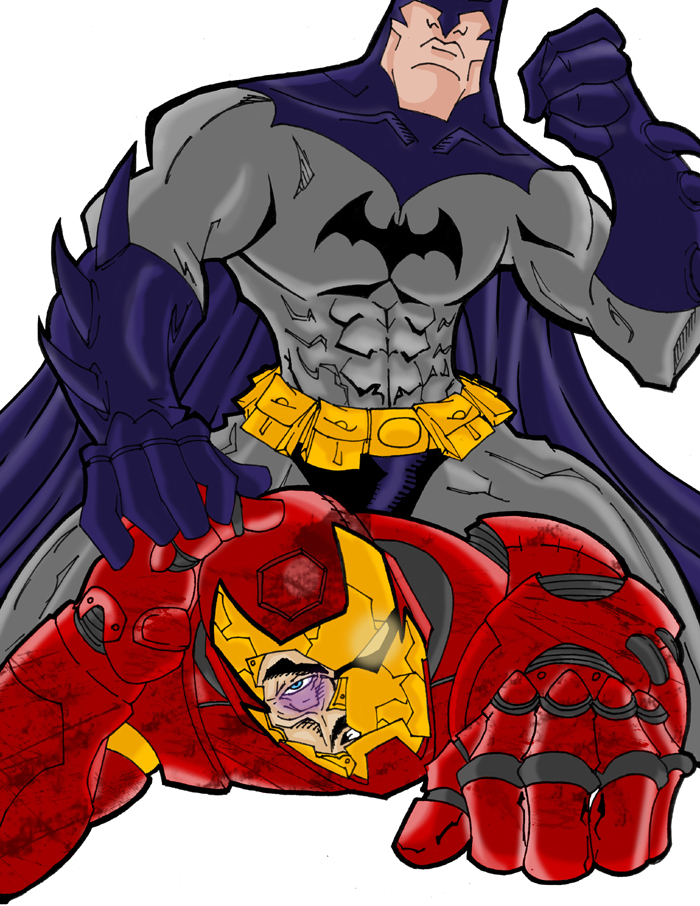 Batman vs Iron Man by misterzubair on DeviantArt