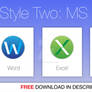 Office 2011 for Mac Icons Style 2