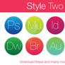 Adobe Icons Style Two