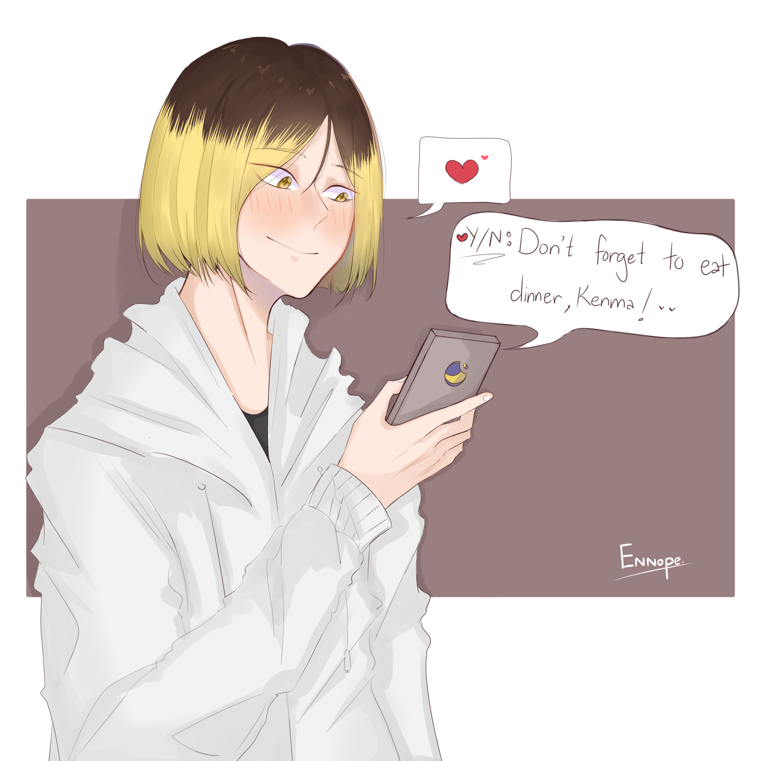 Just Kenma Texting Y N Fanart By Ennopehe On Deviantart Just Kenma Texting Y N Fanart By Ennopehe On Deviantart